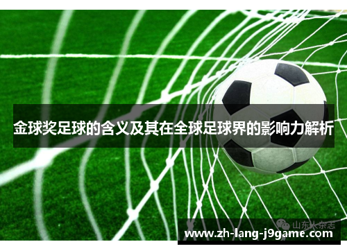 金球奖足球的含义及其在全球足球界的影响力解析